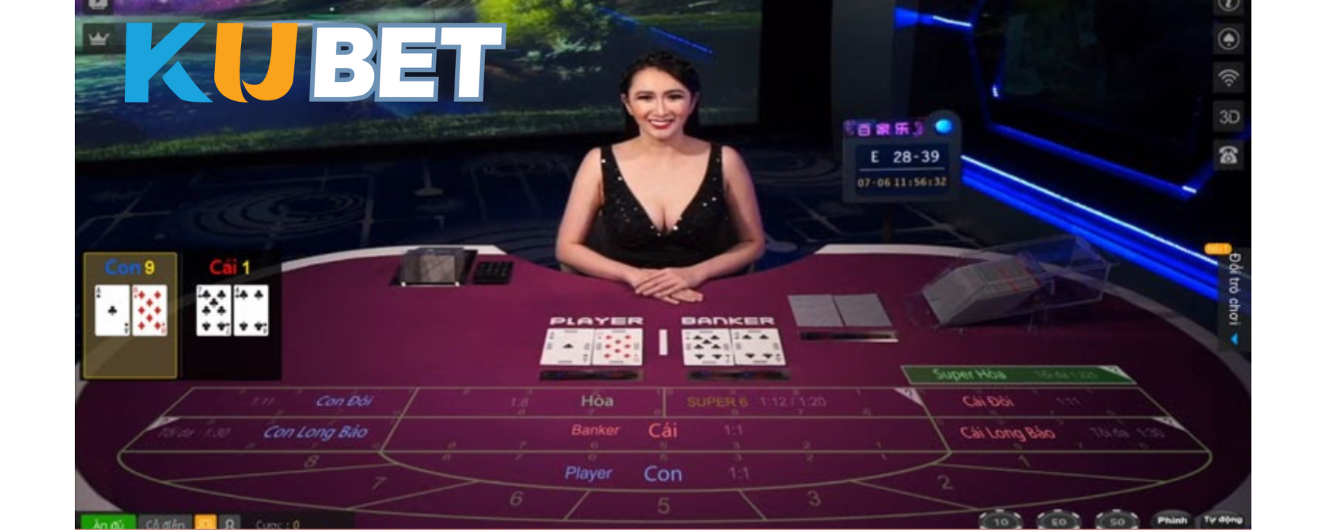Hướng dẫn từng bước tham gia chơi Bacarat Kubet trên QC6672.NET