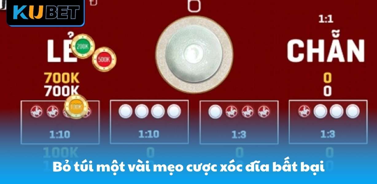 Bỏ túi một vài mẹo cược xóc đĩa bất bại